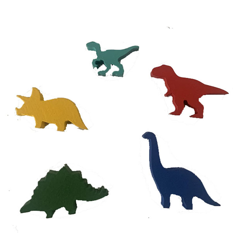 5 Pcs/set Wooden Dinosaur Boar - Board Game Catan recension och pris