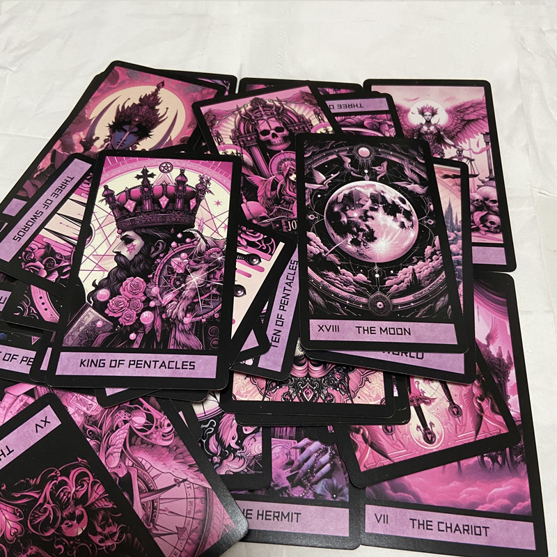 Pink Gothic Tarot Deck 78 Card - Board Game Of Life recension och pris