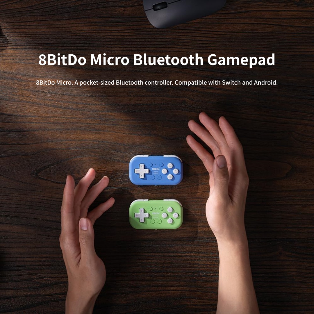 8BitDo Micro Bluetooth Gamepad - Board Game Android recension och pris