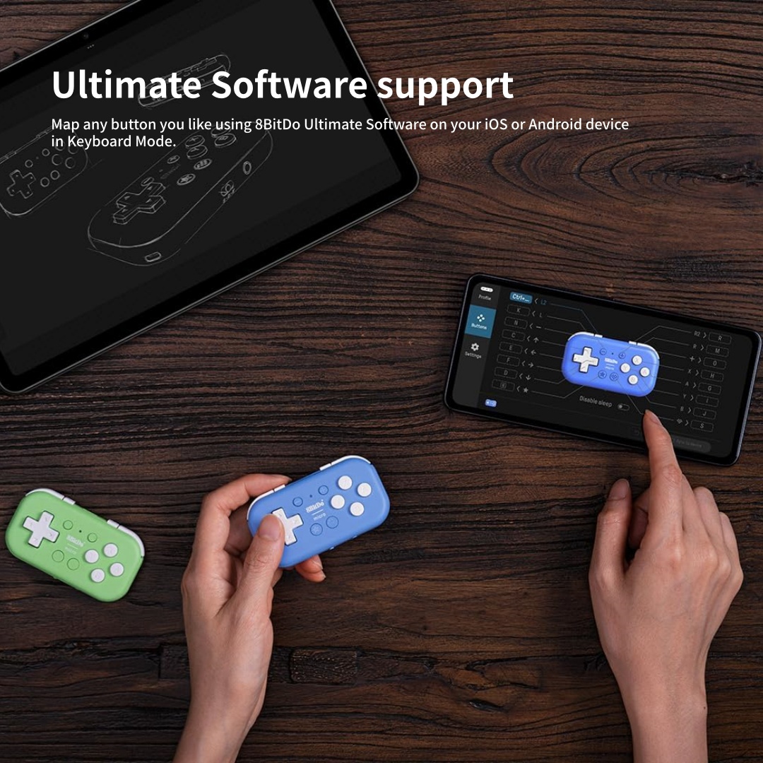 8BitDo Micro Bluetooth Gamepad - Board Game Android recension och pris